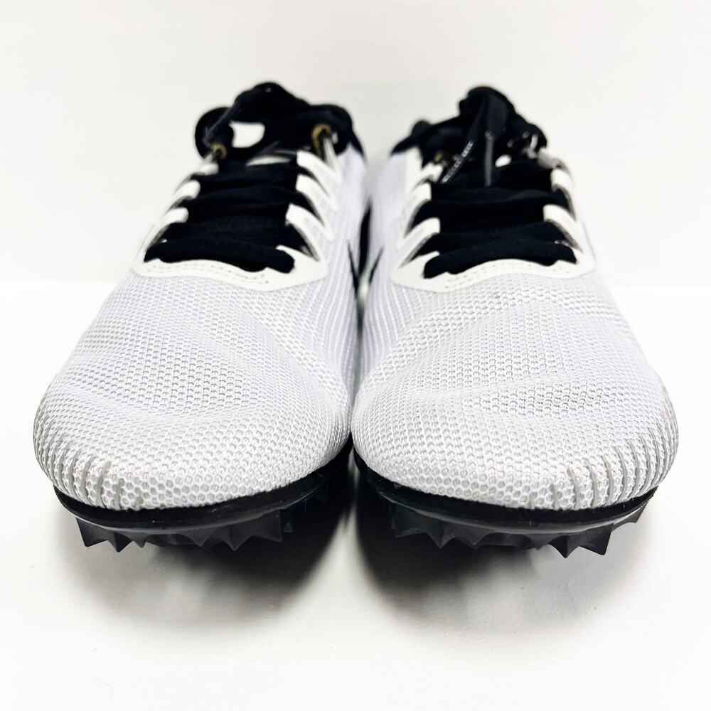 NEW Nike Zoom Rival M9 White Track Spikes Unisex Shoes Mens Size 12.5 - Picture 2 of 6